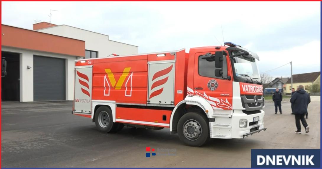Novo vozilo za Zajedničku profesionalnu vatrogasnu postrojbu ŽP